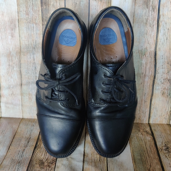 DOCKERS GORDON CAP TOE OXFORD DRESS SHOES SZ 14W - Picture 5 of 8